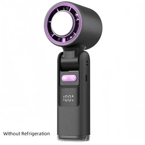 Ice Cool Turbo Mini Fan with Digital Display – USB Rechargeable - Haven
