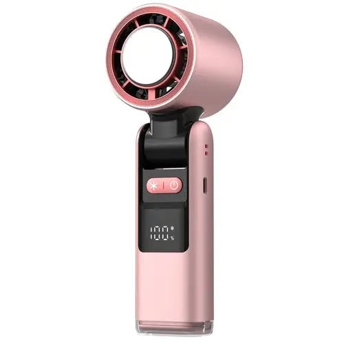 Ice Cool Turbo Mini Fan with Digital Display – USB Rechargeable - Haven