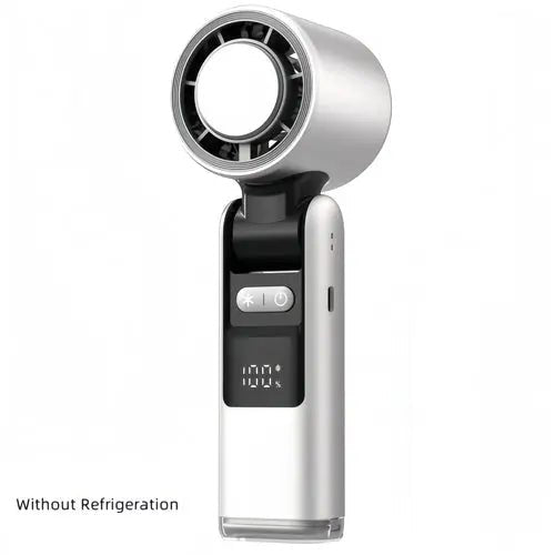Ice Cool Turbo Mini Fan with Digital Display – USB Rechargeable - Haven