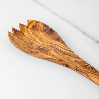 Handmade Olive Wood Salad Spork, 11.8" - Haven