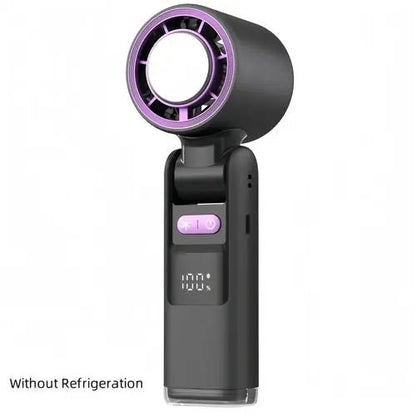 Ice Cool Turbo Mini Fan with Digital Display – USB Rechargeable - Haven