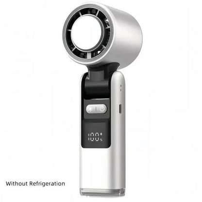 Ice Cool Turbo Mini Fan with Digital Display – USB Rechargeable - Haven