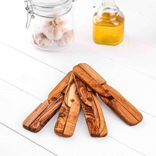 Olive Wood Trivet – Handmade Hot Pad for Table or Counter - Haven